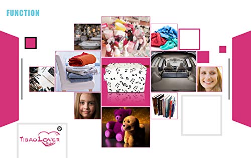Image of Rectangular Kids Storage Bin Gift Basket Baby Organizer Shelf Book Basket Room Decor (music)