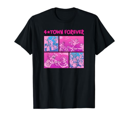 T-shirt 4 Town Turning Red Disney Pixar haut de coton pour adolescent et adulte