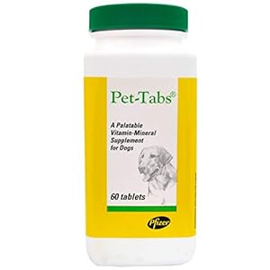 Virbac Pet Tabs Original Formula Vitamin Supplement, 60 Count