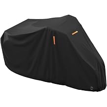 Waterproof Adult Tricycle Cover For Electric For Cruiser Bikes, 210d Oxford Outdoor Protection With Reflective Strips, Secure Windproof Design, Black 75x30x44 Inch75 * 30 * 44inch