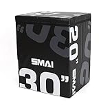 SMAI Plyometric Jump Box: Pro-Duty Foam Plyo Box for Explosive Workouts and Box Squats - Step up Exercise Platform for Safer Conditioning& Training.