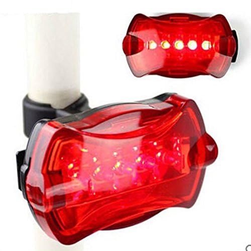 Schrodinger 10021 5 LED Bicycle Cycling Cycle Bike Rear Lamp Tail Light Red (B0CNC8XN61) Amazon Price History, Amazon Price Tracker