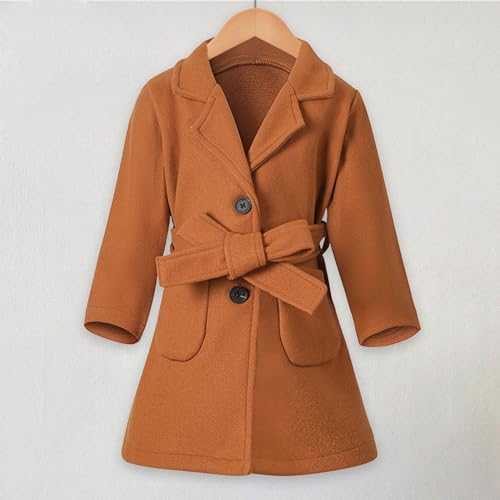 Betadog Toddler Winter Coat Girls Dress Coat Kids Ruffle Button Down Cute Bow Long Winter Jackets Toddler Jacket2