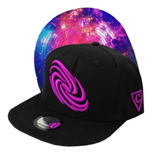 Capiche [99+ Variations] Casquette Snapback - Chapeau - Plate - Visière - Baseball - Homme & Femme - Trucker - [Galaxy] Galaxy Mix - Noir - Coloré - Cadeau