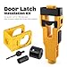 Lock Installation Jig - Precision Door Hardware Kit, Adjustable Template, Durable Construction Tool, Accurate Cutting Guide, Easy Setup | Useful Equipment for Home Repair, Front Entry Doors, Kitchen