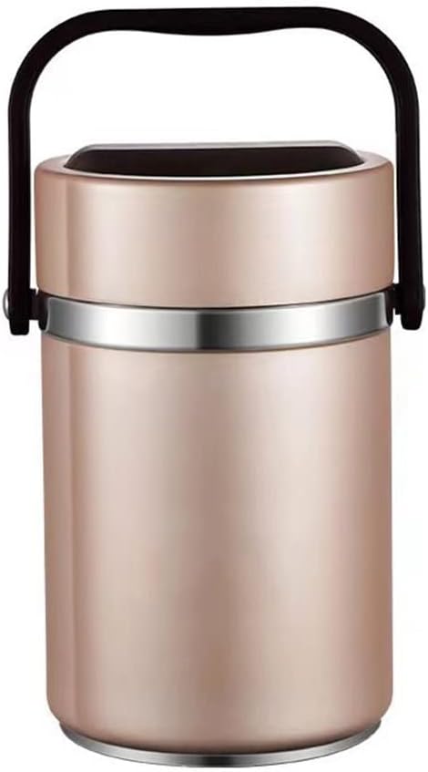 Stainless Steel Vacuum Long Insulated Lunch Box, Bucket, Portable And Large Capacity For Household Use