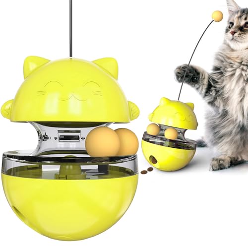 Jouet boule transparente pour chat avec puzzle éducatif et distributeur - 7