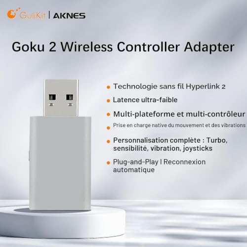 GuliKit Goku 2 Adaptateur sans Fil pour Manette Switch/PS5/PS4/Xbox – vue 5