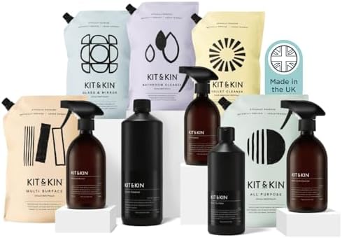 Kit & Kin Eco Home Cleaning Bundle | Non-Toxic Plant-Based Cleani...