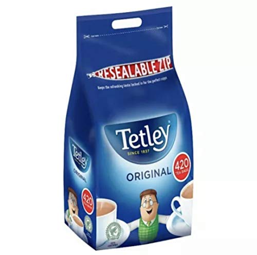 Tetley ORIGINAL Black Tea (KEIN ONECUP) 420 Teabags 1310g - mehr Tee im Teebeutel! Cover