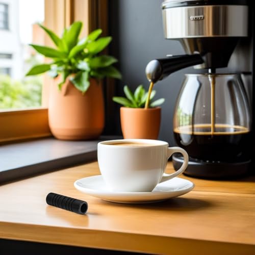 POPETPOP Funda de Goma para Varilla de Vapor de Café 95 MM Protector Aislante Térmico Antiescaldaduras 2 Piezas Compatible Máquinas de Espresso Accesorio para Cafeteras Profesionales - imagen 7