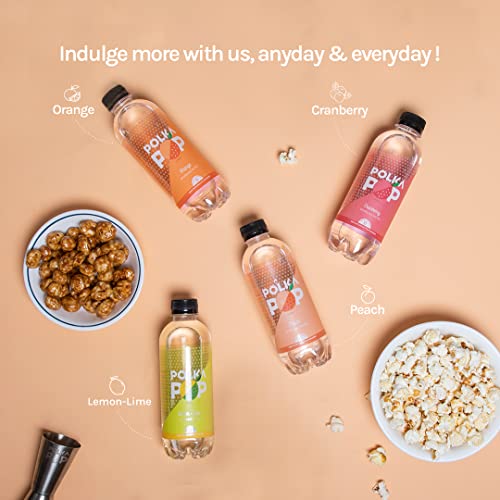 Image of POLKA POP Orange Naturally Flavoured Sparkling Water (Single Bottle, 300ml)