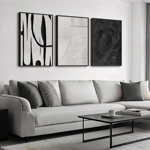 Affiche minimaliste en toile haut de gamme 2D art mural salon chic encadré