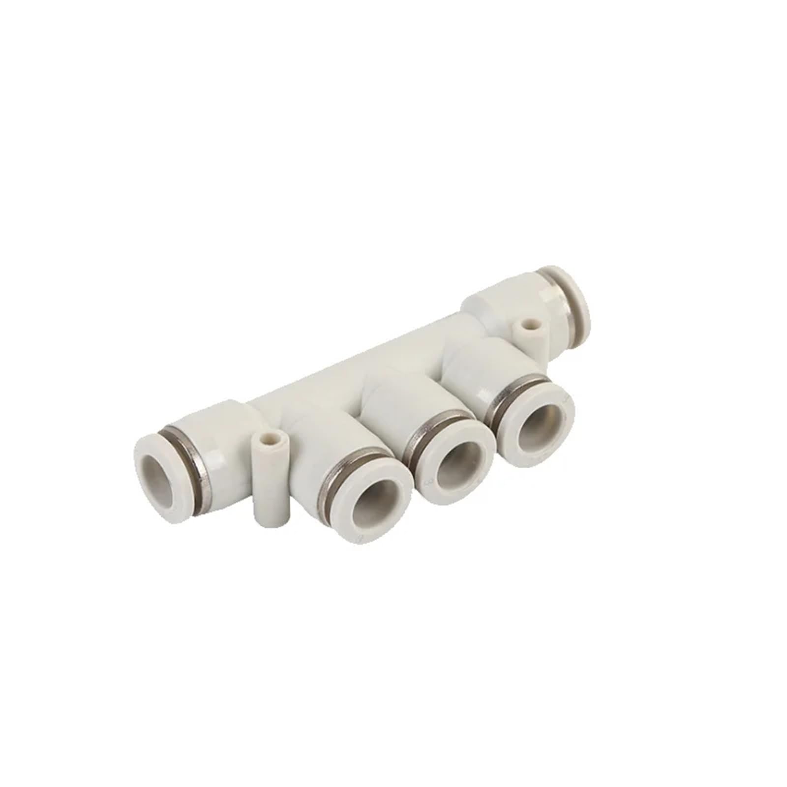 Tubo manguera conector 6mm PK accesorios neumáticos compresor aire blanco