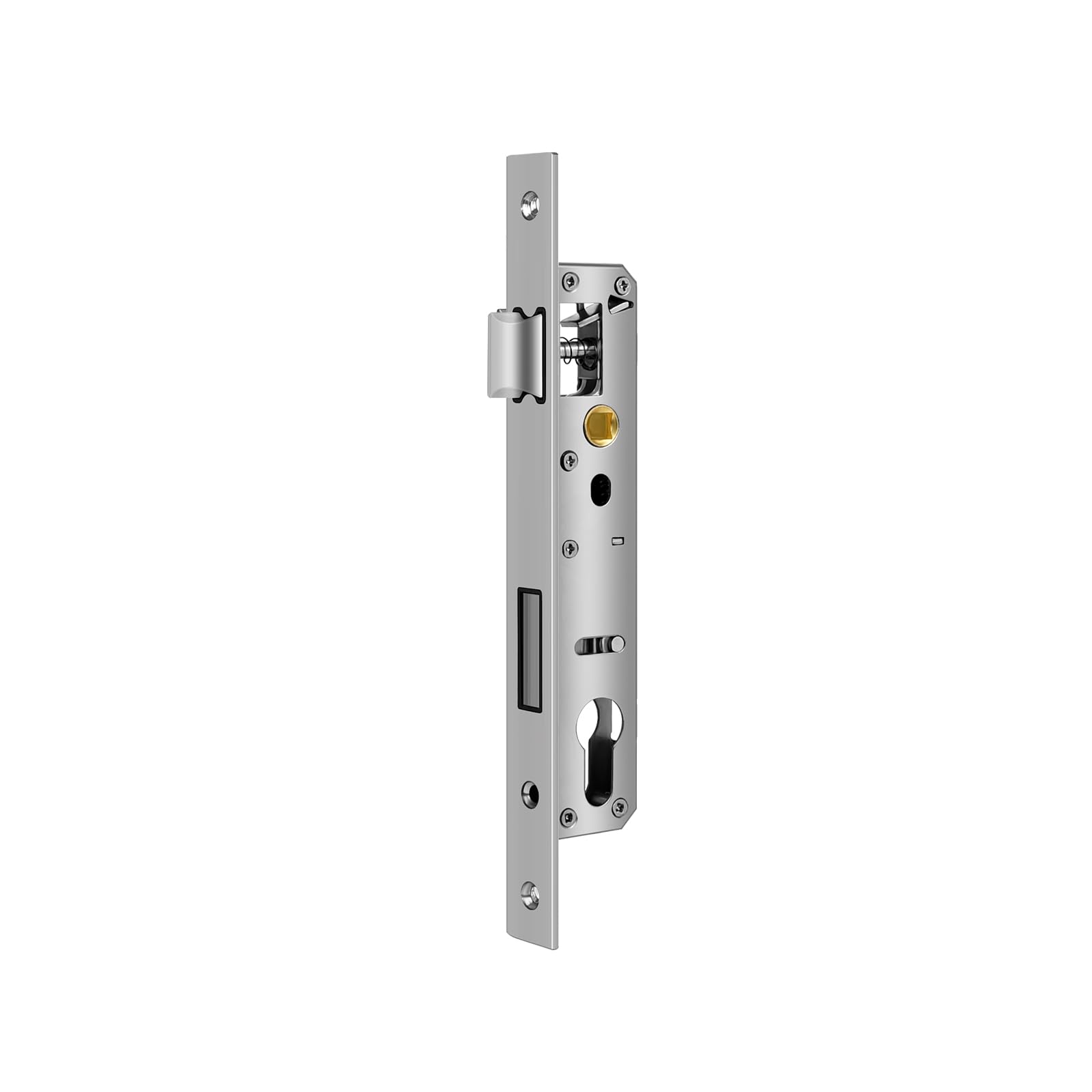 Buisframeslot, roestvrij staal insteekslot afstand 85MM doornmaat 30MM, buisframe-slot deurslot tuindeur slot slotinzet voor links/rechts Buisframeslot, roestvrij staal insteekslot afstand 85MM doornmaat 30MM, buisframe-slot deurslot tuindeur slot slotinzet voor links/rechts