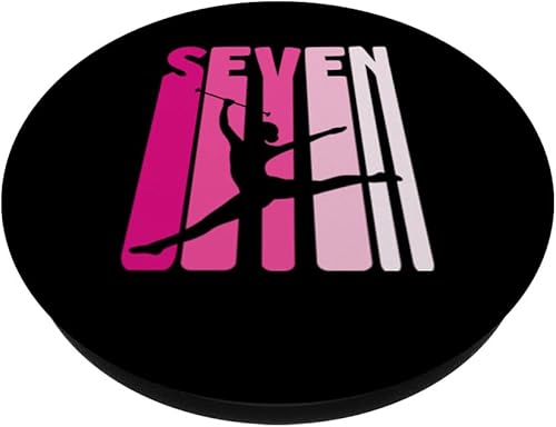 Miniatura 2 de Twirler Majorette 7 Birthday Baton Twirling 7th Birthday PopSockets Swappable PopGrip
