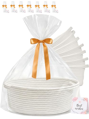 Image of Gift Baskets Empty, 8-Pack Small Baskets for Gifts Baby Shower