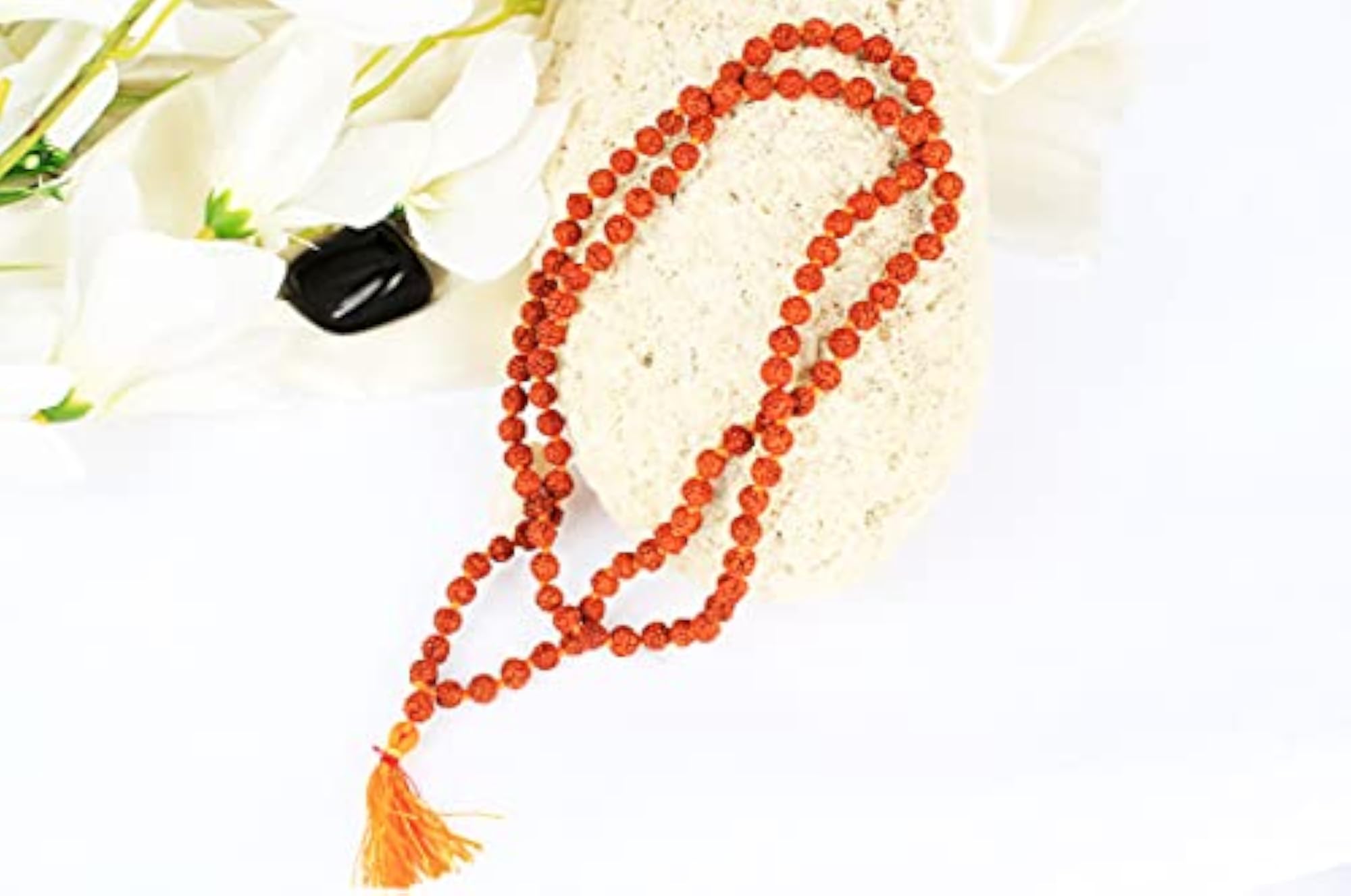 Rudraksha Mala 5mm - 8mm 108 Beads Indonesia Brown