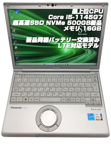 �y�����ςݕi�z�m�[�gPC CF-SV1 ���b�c�m�[�g i5��11����-1145G7/������16GB/SSD:500GB/12.1�C���`FHD LTE�Ή� Type-C���ڋ@�� Win11Pro���� �V�������l�o�b�e���[�����ς� MS OFFICE2019��