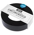 7/8 Inches (22mm) Mat Black Melamine Edge Banding, Pre-Glued Veneer Tape - 25 Foot (7.5 Meter) Roll - Iron-On for Easy DIY Application - Will Cover The Edge of a Standard MDF Panel
