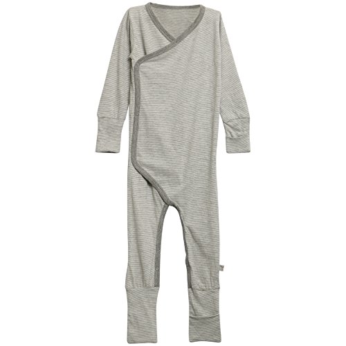 Wheat Wraparound Fold Jumpsuit Tuta, Grau (Melange...