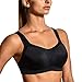Produktbild SYROKAN Damen High Impact Bügel Sport BH - mit Bügel Schalen Schwarz 75G(34F)