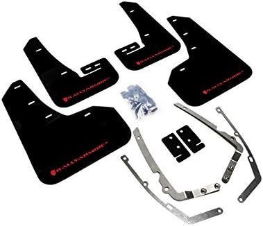 Rally Armor MF37-UR-BLK/RD RAL UR Blk Flap/Rd Logo