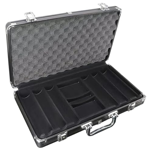 Zestivra Estuche de póquer de aleación de...