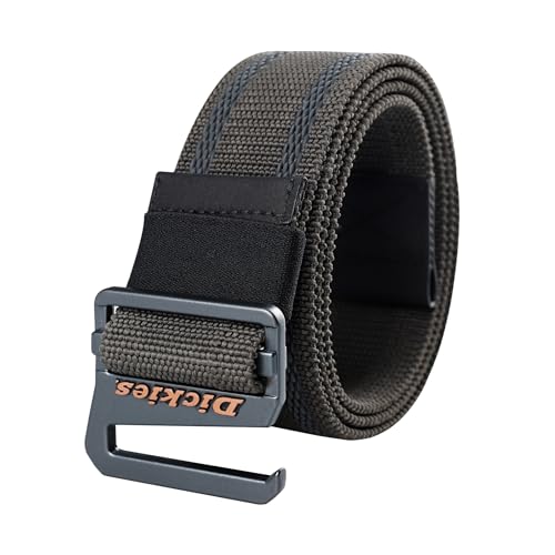 Dickies mens Stretch Web Tactical Belt - Hook Buckle, Casual, Easy-adjustability