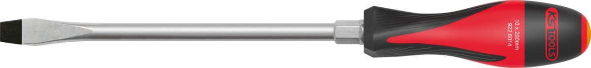 KS Tools 922.6006 Ultimate Phillips Screwdriver Slotted 5.5 x 100 mm, Red/Black
