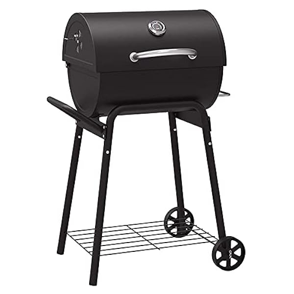 Movable Outdoor Barbecue Grill Portable Small BBQ Grill Charcoal Grill Grill Barrow Grill Trolley Camping Grill with Handles 2 Wheels,for Outdoor Garden Picnics