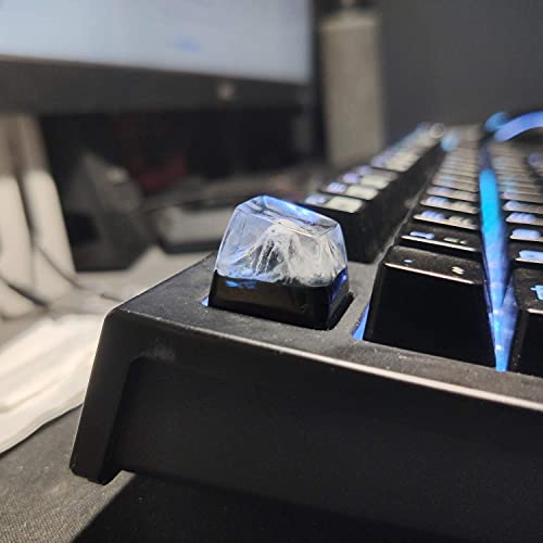 Image of Transparent Keycap Fog Style Mountain Keycap for MX Mechanical Keyboard Unique Gifts for Friends