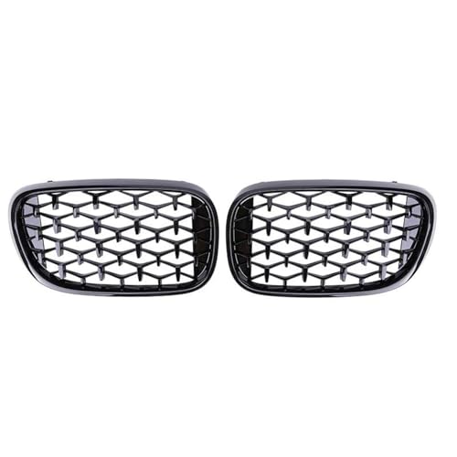 Calandre avant voiture BMW Série 7 G11 G12 grilles de course noir brillant