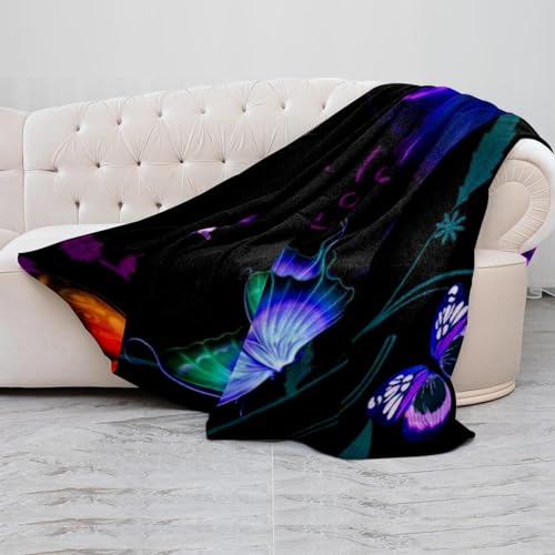 Couverture polaire Shine Butterfly douce et légère 150x130 cm - 5
