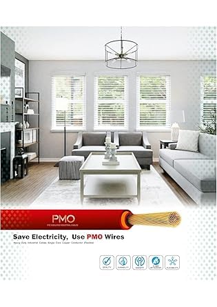 Image of Super PMO PVC Insulated Copper Wire, 90 m, Single Core Flexible Cable for Domestic and Industrial Use (RED, 1.00 SQ MM)