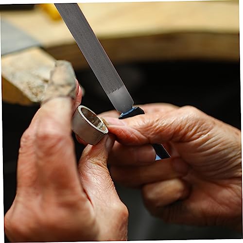 Ensemble de 2 limes en acier bleu pour travail du bois