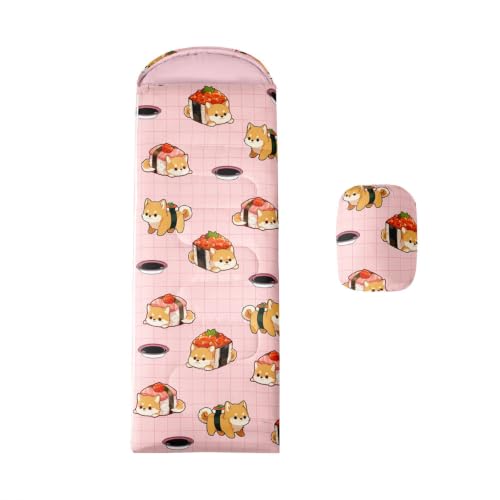 Bolsa de Dormir Kids Feelyou Farm Animal para niños, 3 estaciones, 41°F-77°F, color pale pink brown miniatura 1