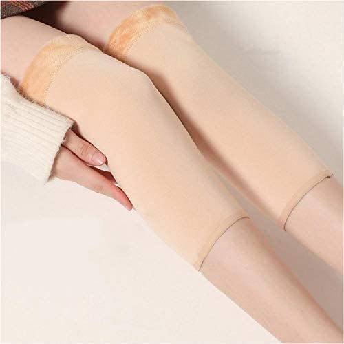 NAVMAV Combo of 1Pair Leg Warmer & 1Pair Snow Sock Unisex Winter Warm Fur Knit Leg Warmer/Knee Cap Over Knee High Sock Fancy Split Toe Thumb Sock for Women & Men (Ghutna Sock& MojaJurab) 3