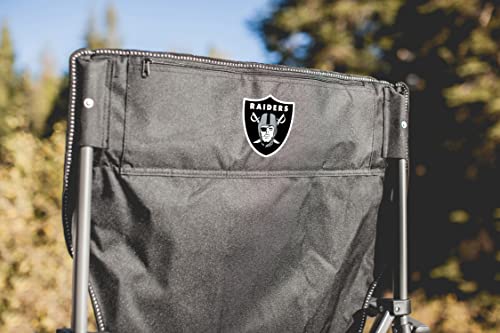 Image of Picnic TIME NFL Unisex-Adult NFL Outlander Folding Camping Chair with Cooler, Heavy Duty Beach Chair