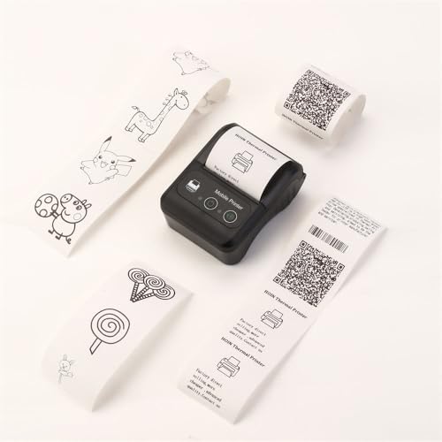 Image of CPENSUS Mobile Printer, Portable Thermal Receipt Printer, Black, Wireless Bluetooth.