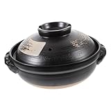 Cabilock 1Stück Keramik mit Griffen Umweltfreundlicher Haushaltstopf Antihaft Beschichtung für Suppen und Eintöpfe für Heimische