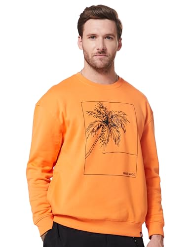Image of Amazon Brand - Symbol Men Cotton Rich Light Weight Crew Neck Sweatshirt (Regular Fit)