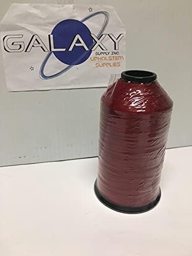 A&E Outdoor Thread Tex 90 SUNSTOP Bonded Polyester, 8oz Spool 2100 Yards Free with One Piece Galaxy Supply 5" Seam Ripper. (Logo Red 66519)