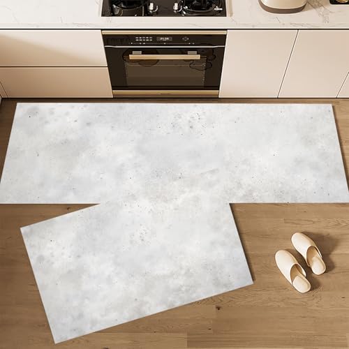 Tapis de cuisine minimalisme 50x150 ensemble de tapis de sol gris