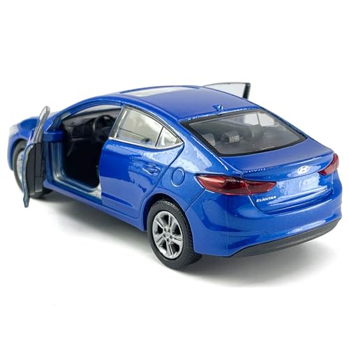 Modelo de Auto Hyundai Elantra a Escala 1:36 Azul miniatura 6