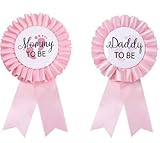 CoolerthingsDG, Daddy to be & Mom to be Tinplate Badge Pin - Baby Shower Button New Dad Gifts Gender...