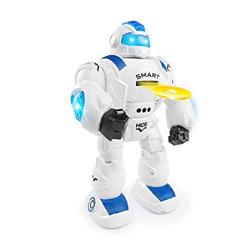 Preisvergleich Produktbild COSMOLINO Kinder Ferngesteuerter Roboter, Intelligenter Roboter mit Gesten Sensor, programmierbar, singend, LED-Augen, Roboter für Kinder, Geschenke