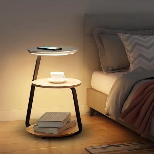 Table de chevet intelligente pour organiser et charger vos appareils la nuit