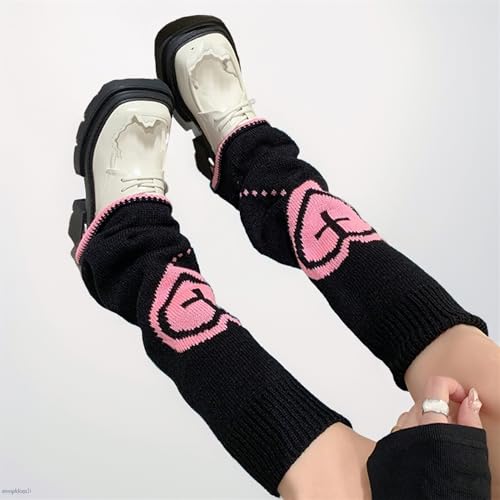 Image of Goth Leg Warmers Women Cute Y2k Harajuku Punk Rave Emo Grunge Winter