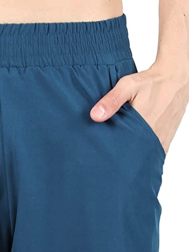 Image of CHKOKKO Double Layered Gym Shorts for Men Workout | Compression Inner Layer with Pockets Across Inner Outer and Back | Dry Fit Sports Athletic wear for Running Jogging or Training